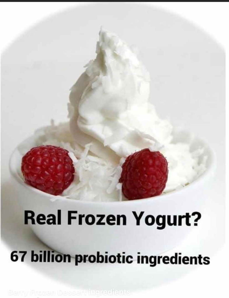 Real frozen yogurt
